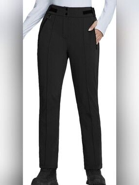 Baleaf Women's Black Slim Snow Pants XS